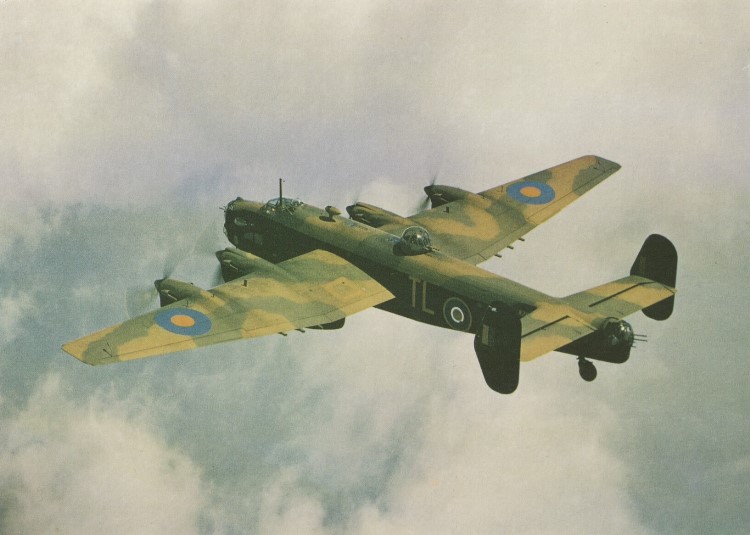 Halifax II Series 1 W7676 TL-P, mai 1942 Halifax II Series 1 W7676 TL-P, mai 1942